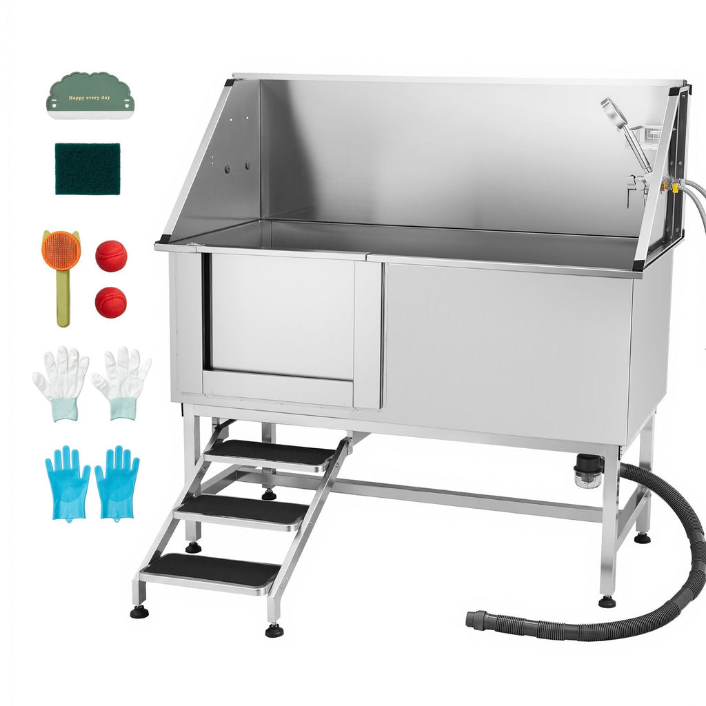Make Bath Time a Breeze with Our Stainless Steel Dog Washing Station