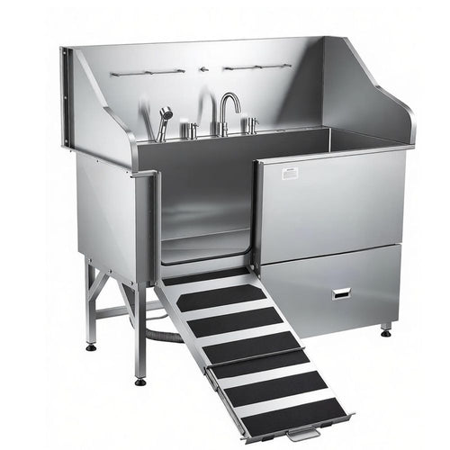 Effortless Dog Grooming with Integrated Stainless structured Washing Station – image 2