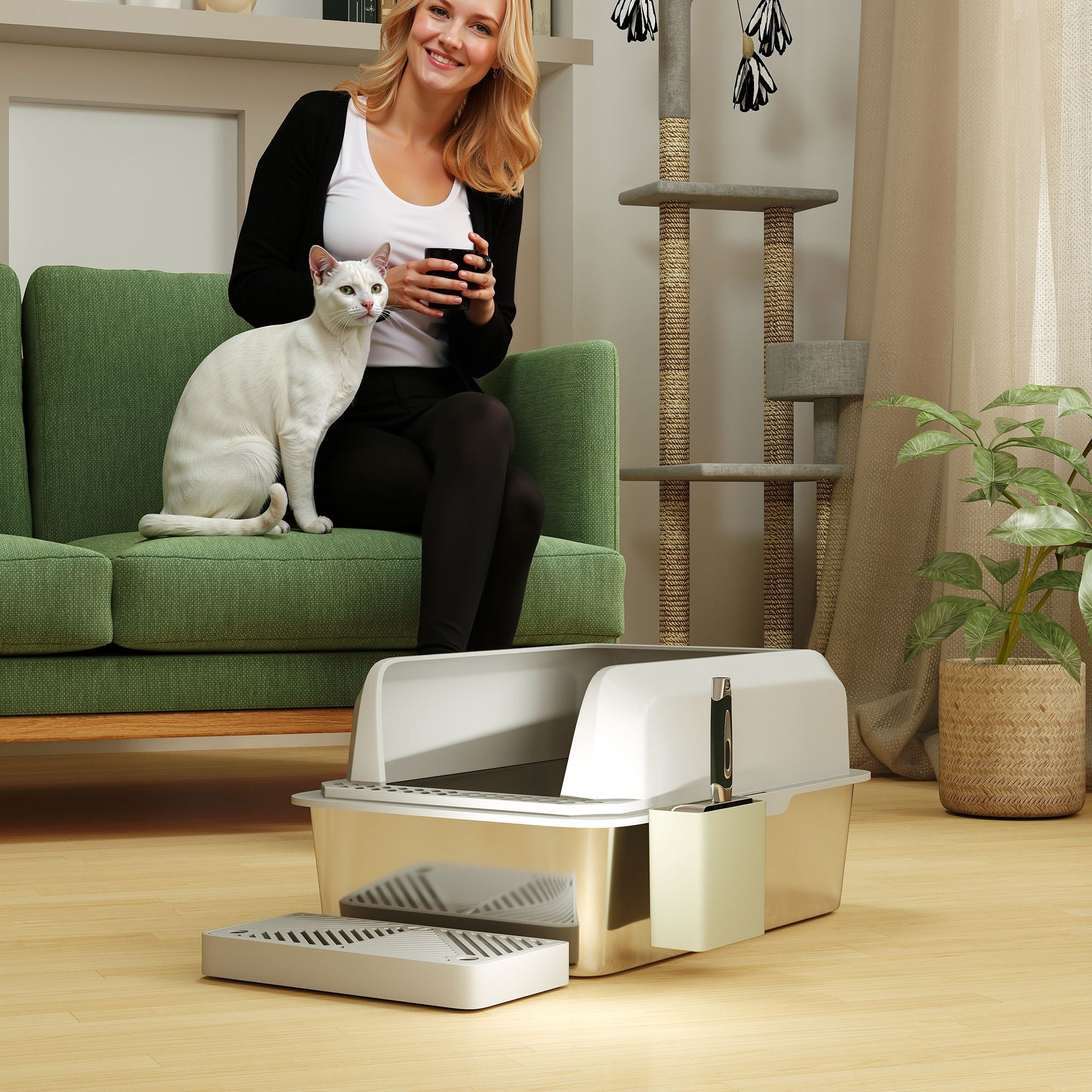 The Ultimate Litter Box for Small Cats: Mess-Free & Easy to Clean