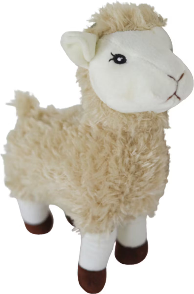 Llama Dog Toy with a Hidden Inner Toy, Crinkles, and Squeaks