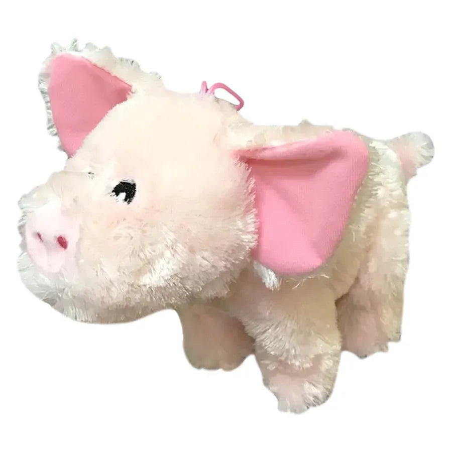 Barnyard Baller Pig Crinkle Plush Dog Toy