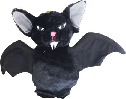 Creepy Bat Crinkle Plush Dog Toy with Tennis Ball Body
