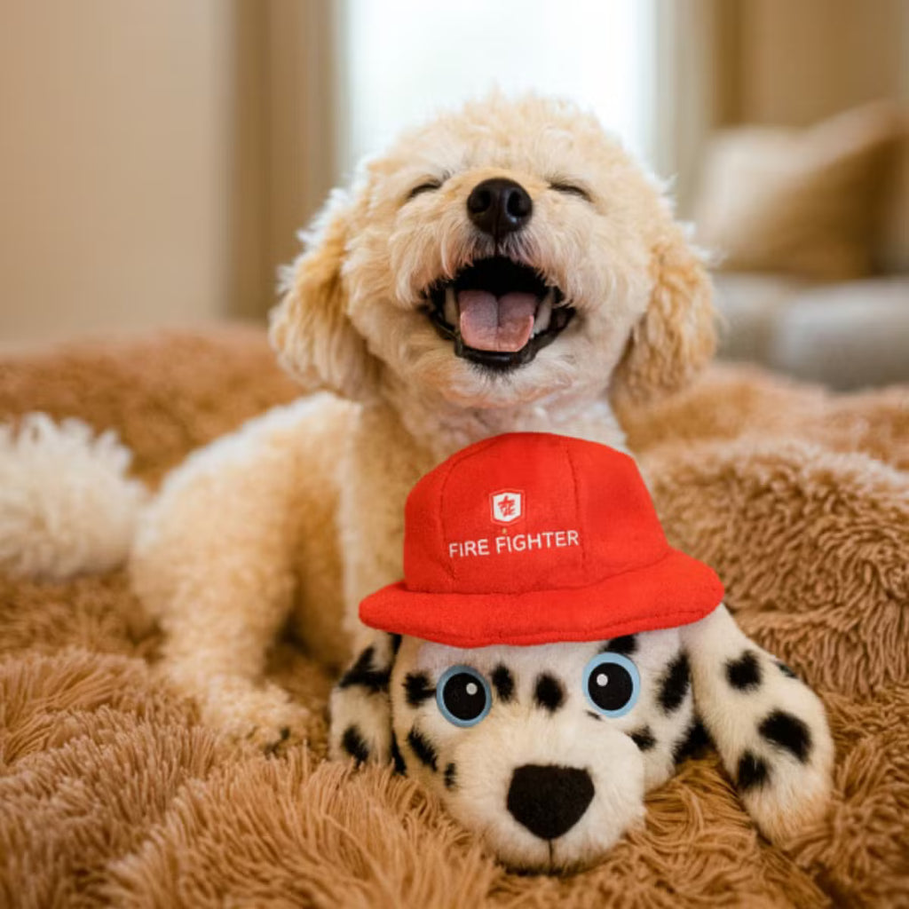 Crinkle and Squeak Dog Toy with a Toy Inside