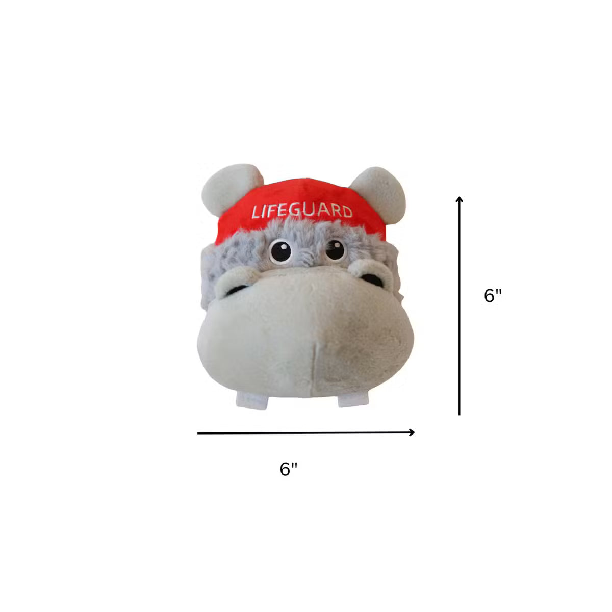 Hero Lifeguard Tough Squeaky Plush Dog Toy with Crinkle & Toy-in-Toy
