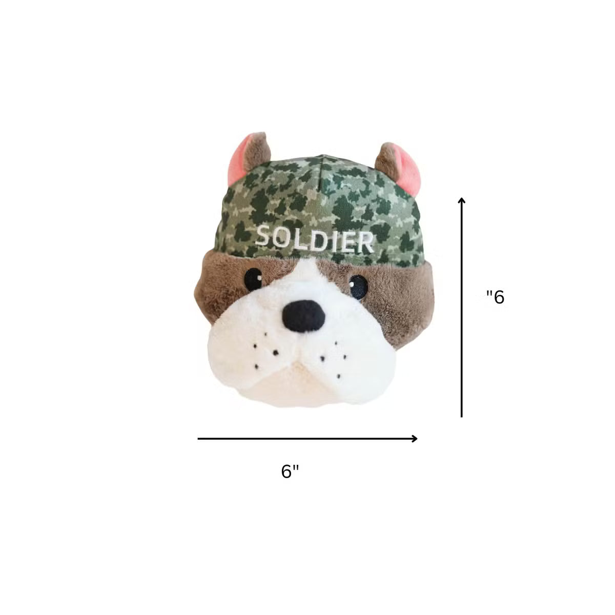 Dog Toy with an Inner Toy, Crinkle, and Squeaker