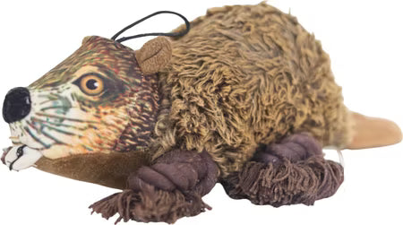 Dog Toy with a Toy Inside, Crinkle Feature, and Rope