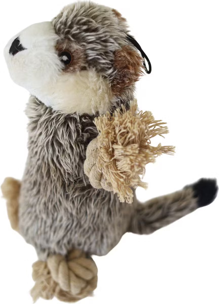 Roper Prairie Gopher Plush Toy with Squeaker & Crinkle