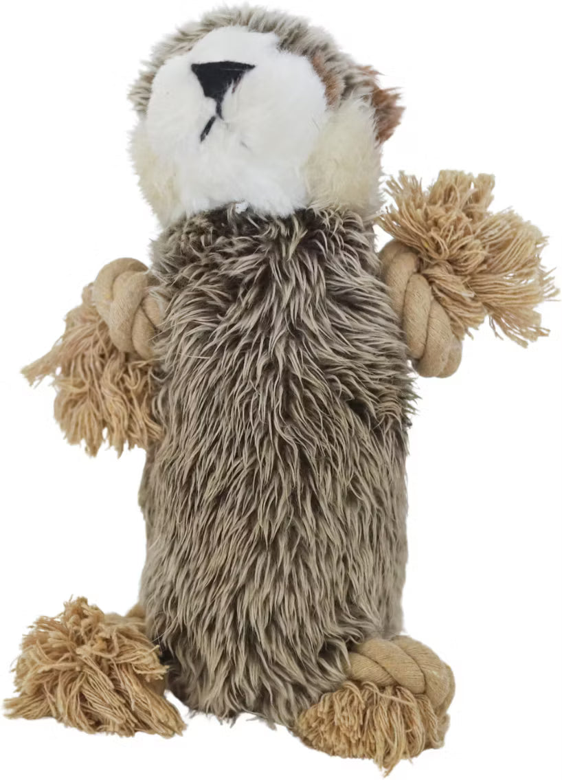 Roper Prairie Gopher Plush Toy with Squeaker & Crinkle