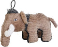 Ruffian Dino Woolly Mammoth Plush Dog Toy - everyday with Surprise Tennis Ball