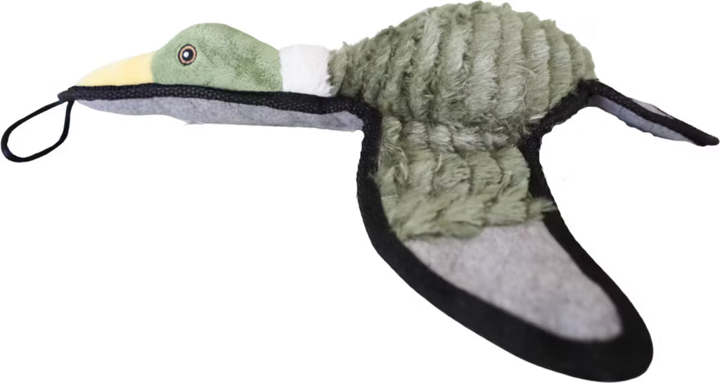 Duck-Shaped Dog Toy with Inner Toy, Crinkles, and Squeaks