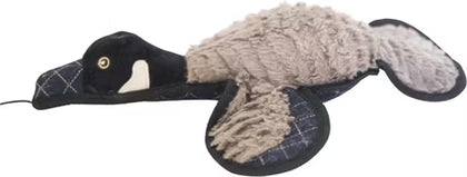 Ruffian Bird Goose: everyday Plush Toy with Crinkles, Squeaker & Surprise Tennis Ball