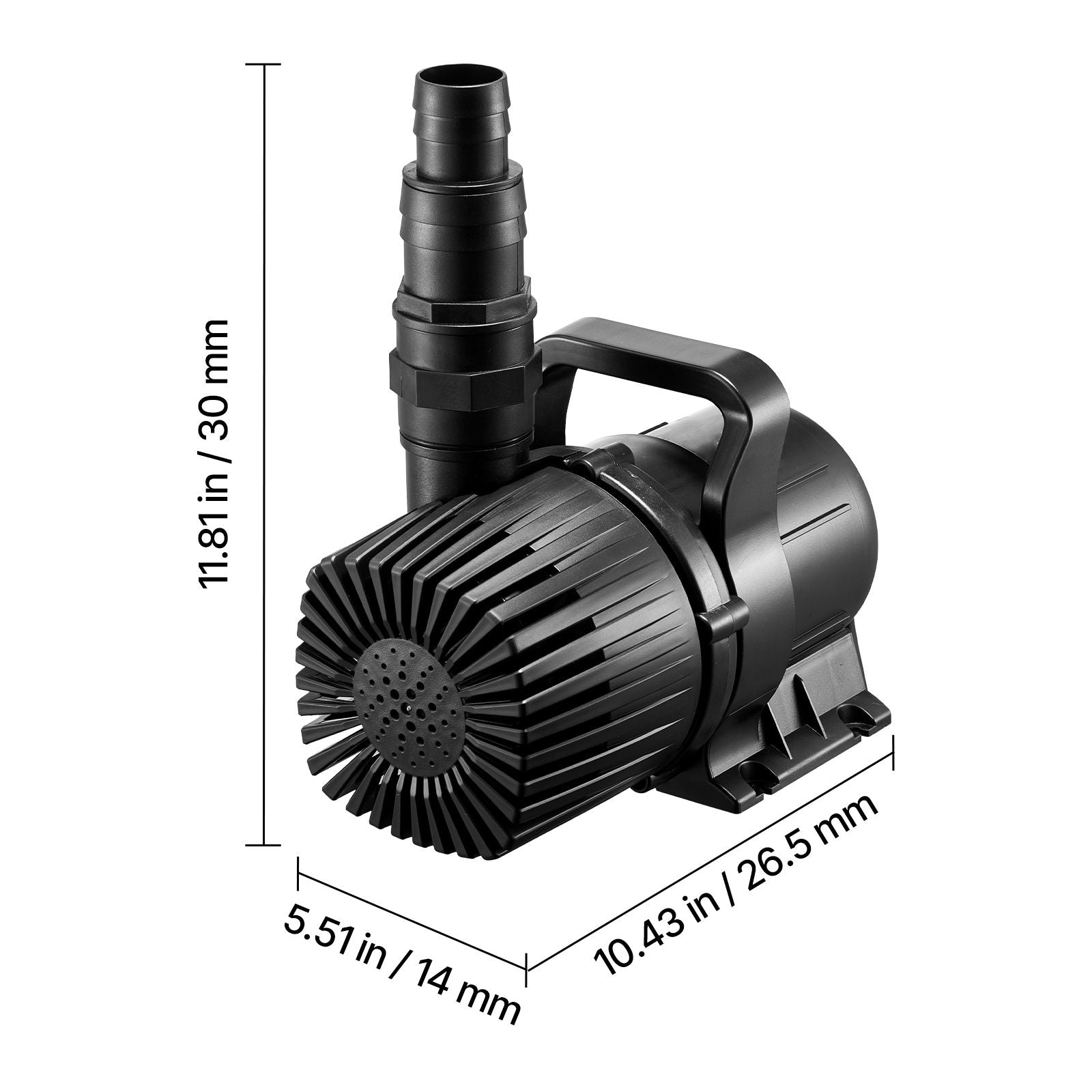 High Flow Submersible Water Pump 4500GPH with IP68 water-ready Design
