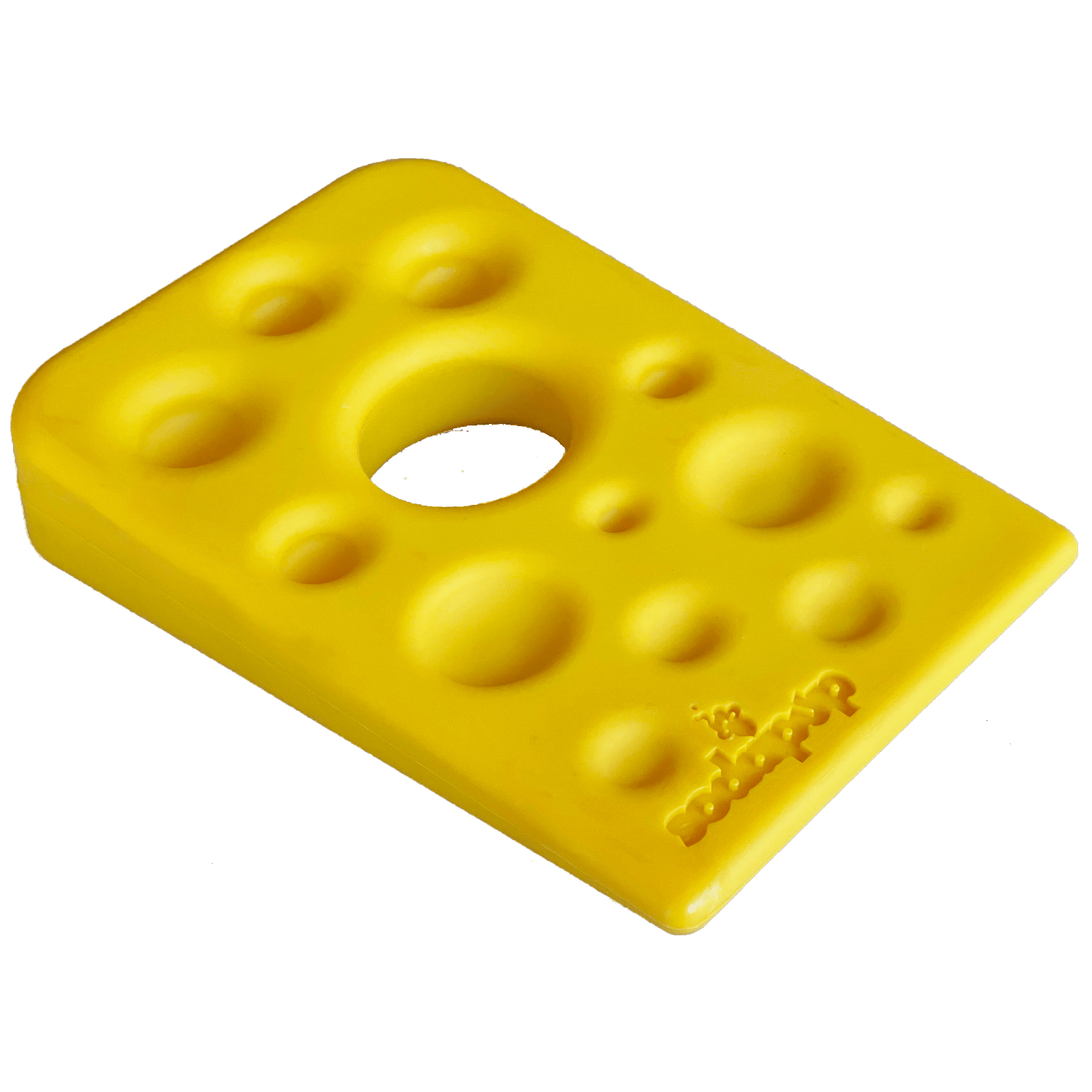 Swiss Cheese Wedge Nylon Dog Chew Toy for Aggressive Chewers | SodaPup