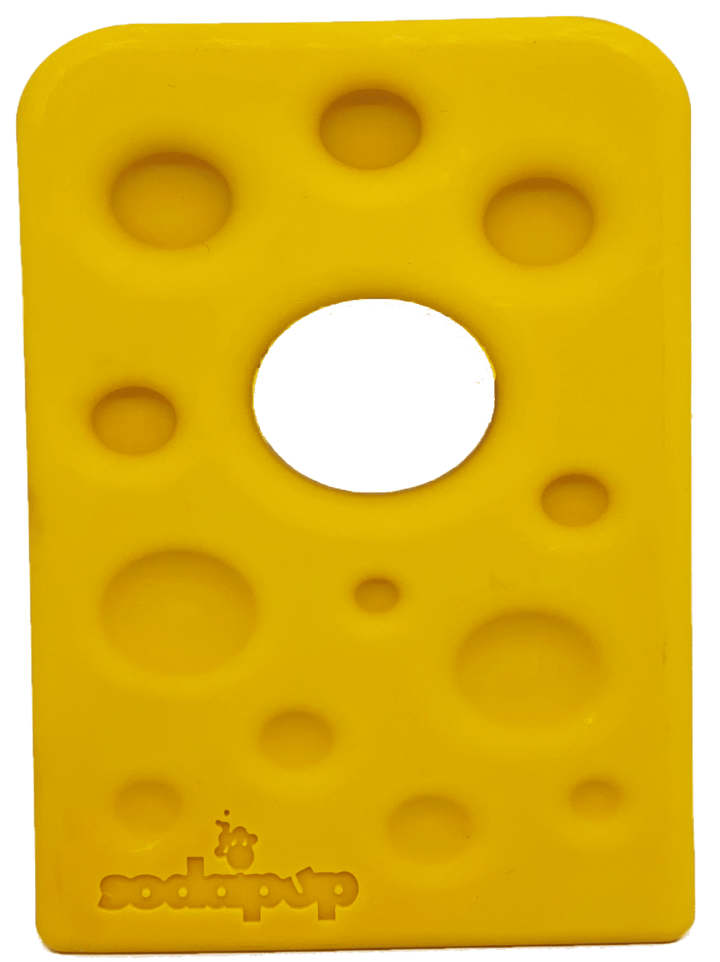 Swiss Cheese Wedge Nylon Dog Chew Toy for Aggressive Chewers | SodaPup