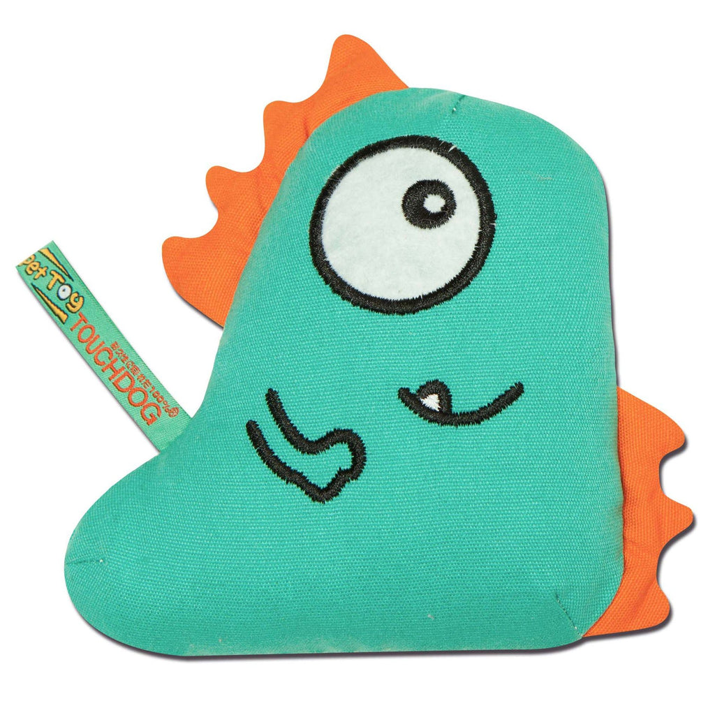 Touchdog Cartoon Shoe-faced Monster Plush Dog Toy – Fun Chew & Play