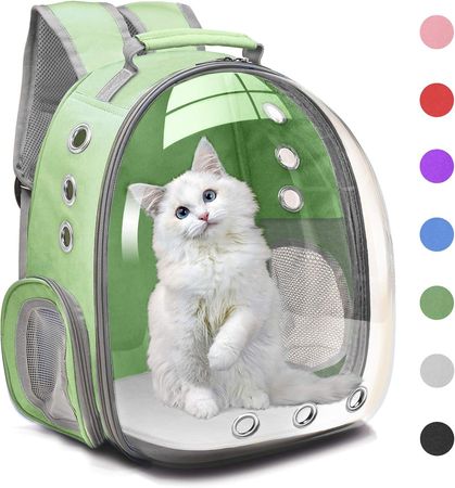 Space Capsule Pet Travel Backpack Carrier for Small Dogs and Cats
