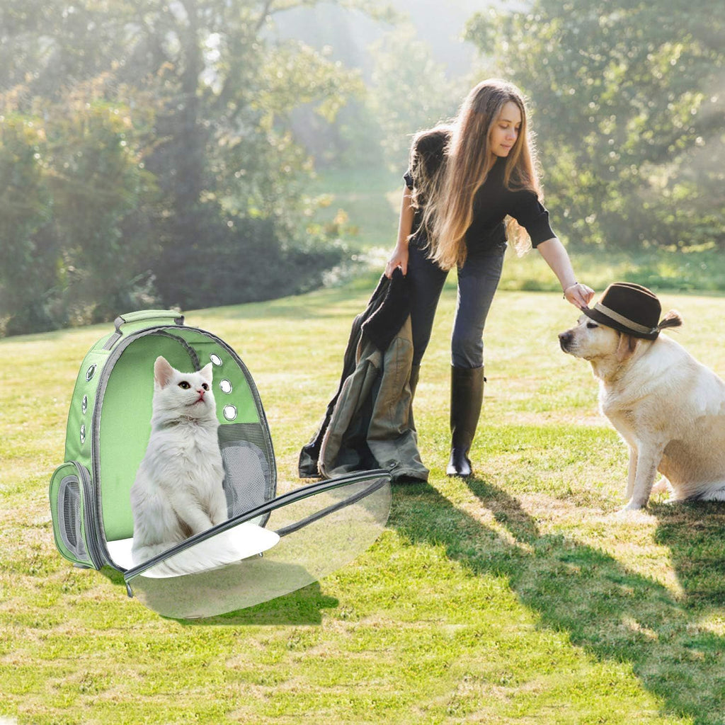 Space Capsule Pet Travel Backpack Carrier for Small Dogs and Cats