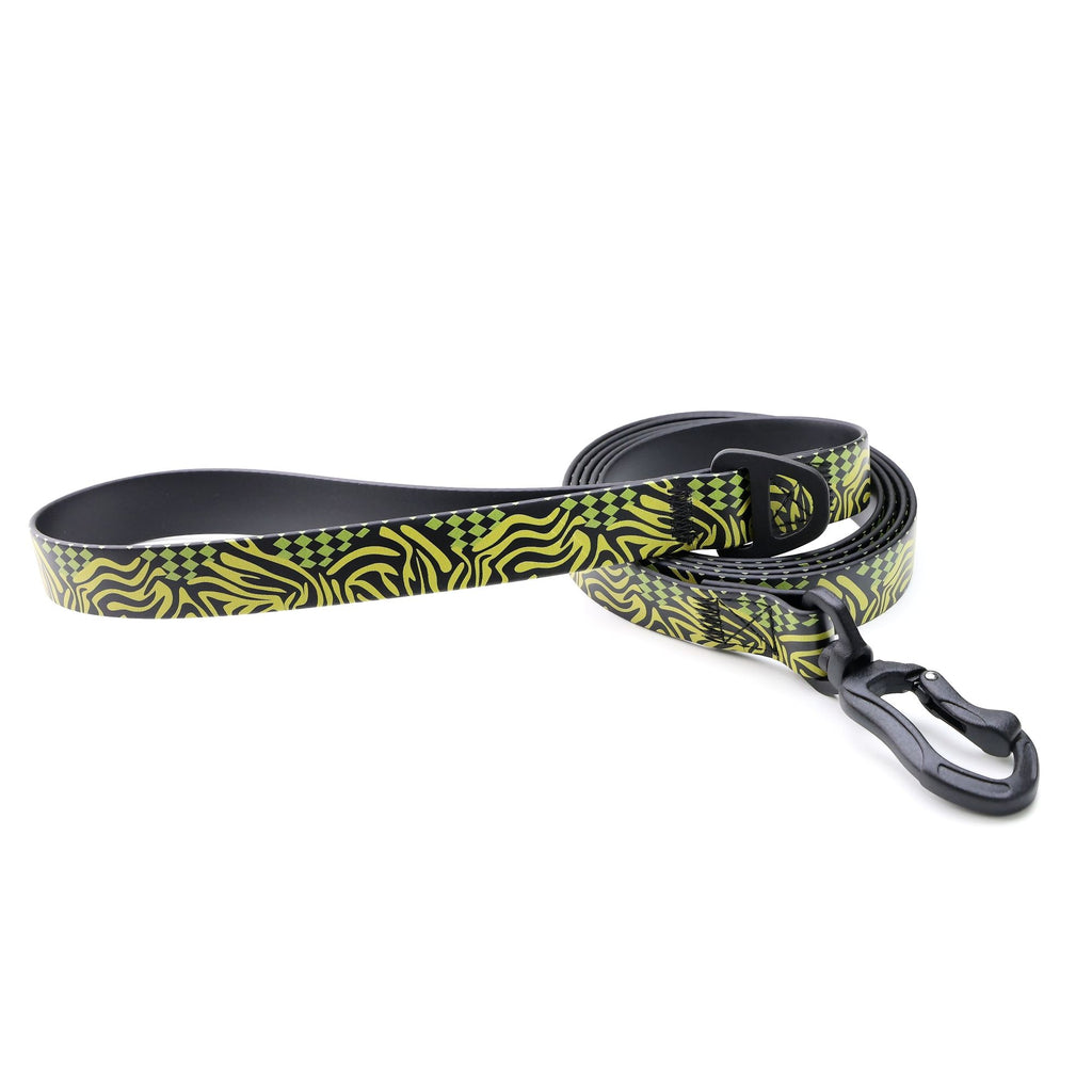 Printed Water-ready Dog Leash and Collar Set with Practical Hardware