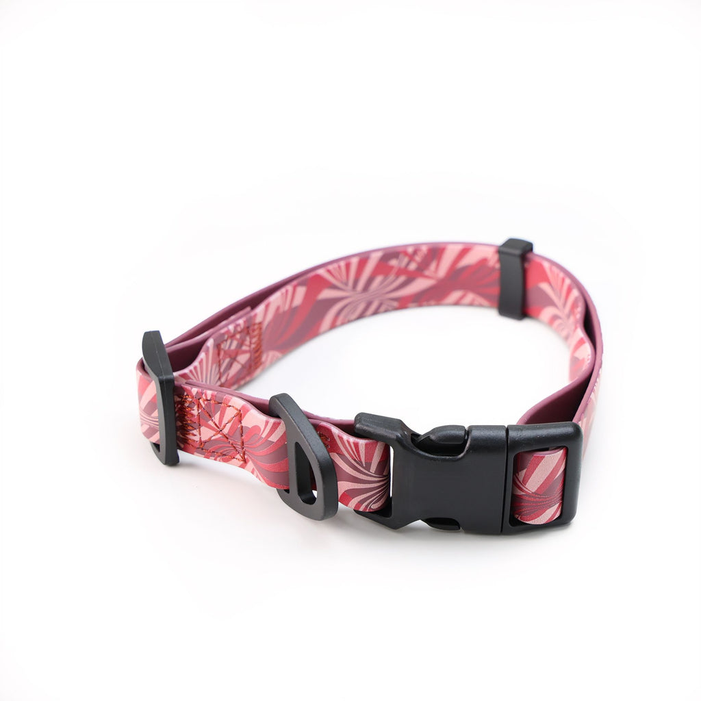 Printed Water-ready Dog Leash and Collar Set with Practical Hardware
