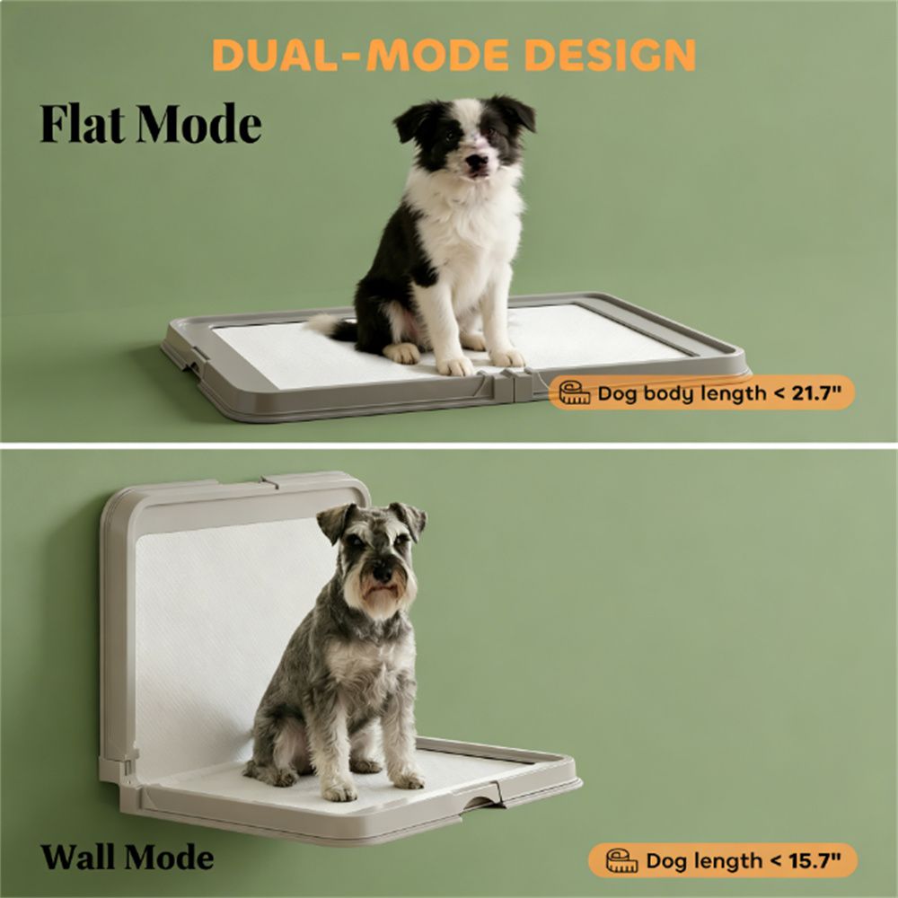 Extra-Large Gray Urine Pad Holder with Foldable Design for Dogs