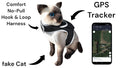 Portable GPS Pet Tracker with Adjustable Harness and Mobile App