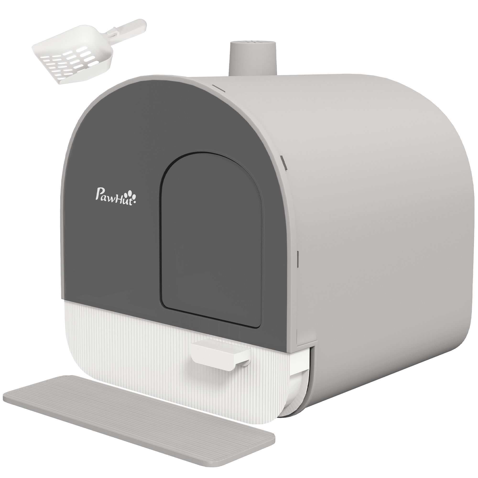 Fully Enclosed Cat Litter Box with UV Sterilization and Odor Control
