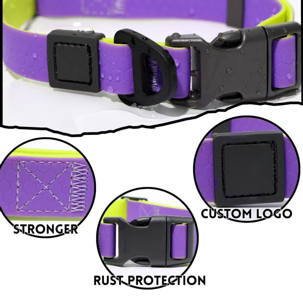water-ready TPU Dog Leash & Collar Set | practical Honeycomb Texture Training Lead
