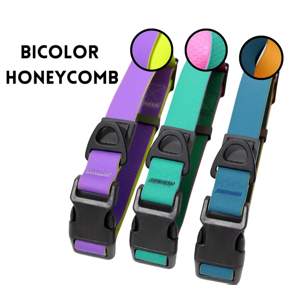 water-ready TPU Dog Leash & Collar Set | practical Honeycomb Texture Training Lead