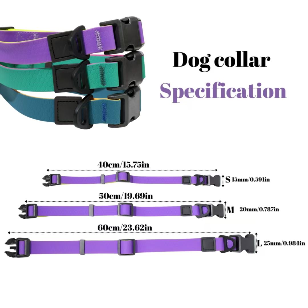 water-ready TPU Dog Leash & Collar Set | practical Honeycomb Texture Training Lead