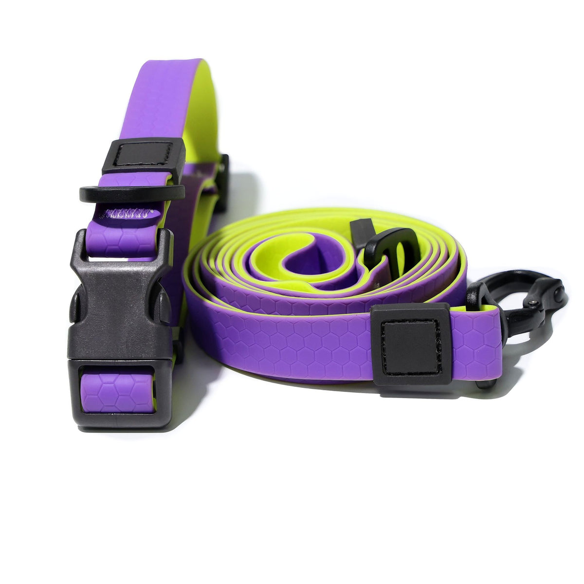 water-ready TPU Dog Leash & Collar Set | practical Honeycomb Texture Training Lead