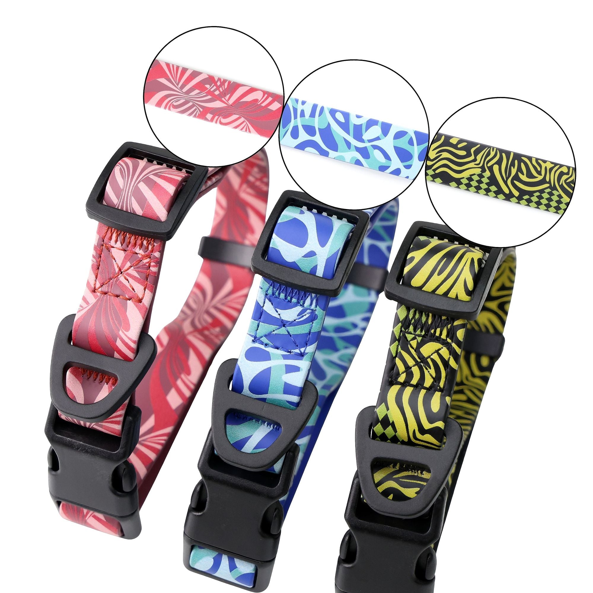 water-ready UV Embossed Pet Leash Set for Rainy Walks