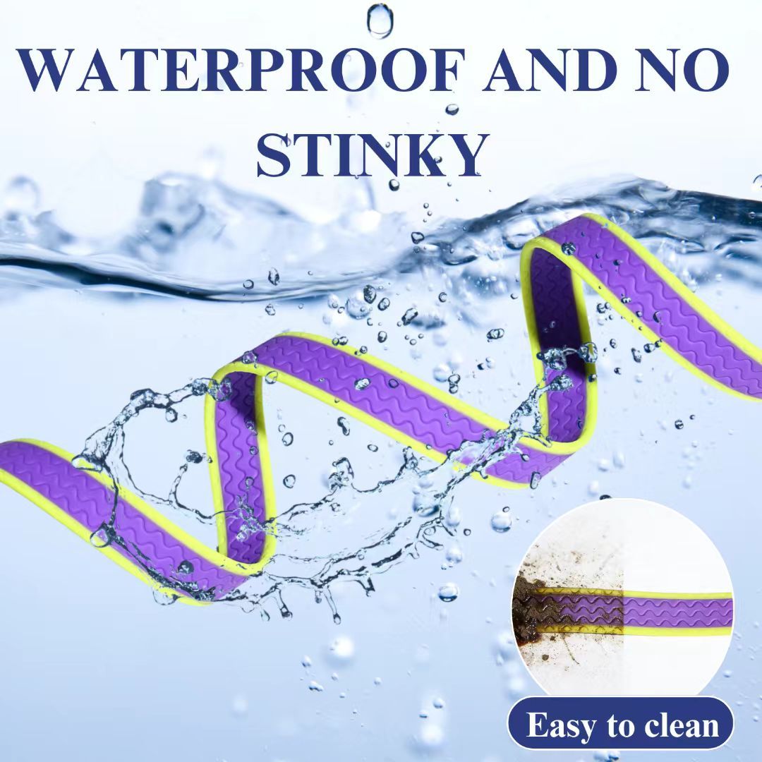 Two-Tone Water-ready Dog Leash with Wavy Non-Slip Grip