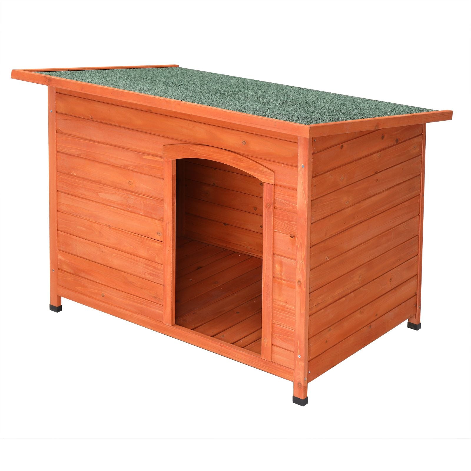 Give Your Pup a Cozy Retreat with This Waterproof Wood Dog House