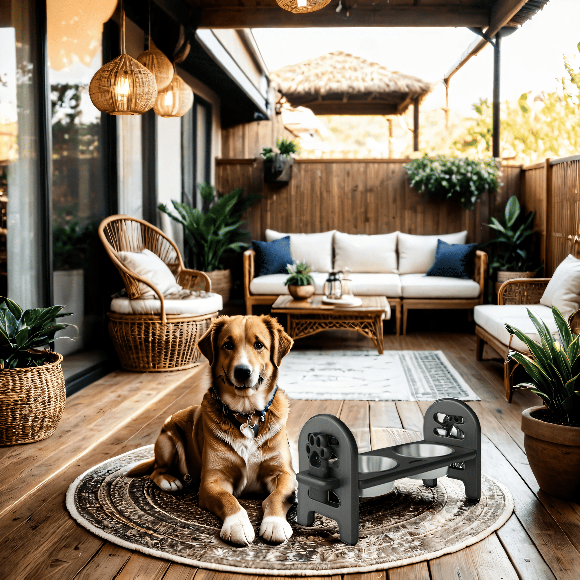 Adjustable Pet Bowl: Perfect for Travel & Home Feeding