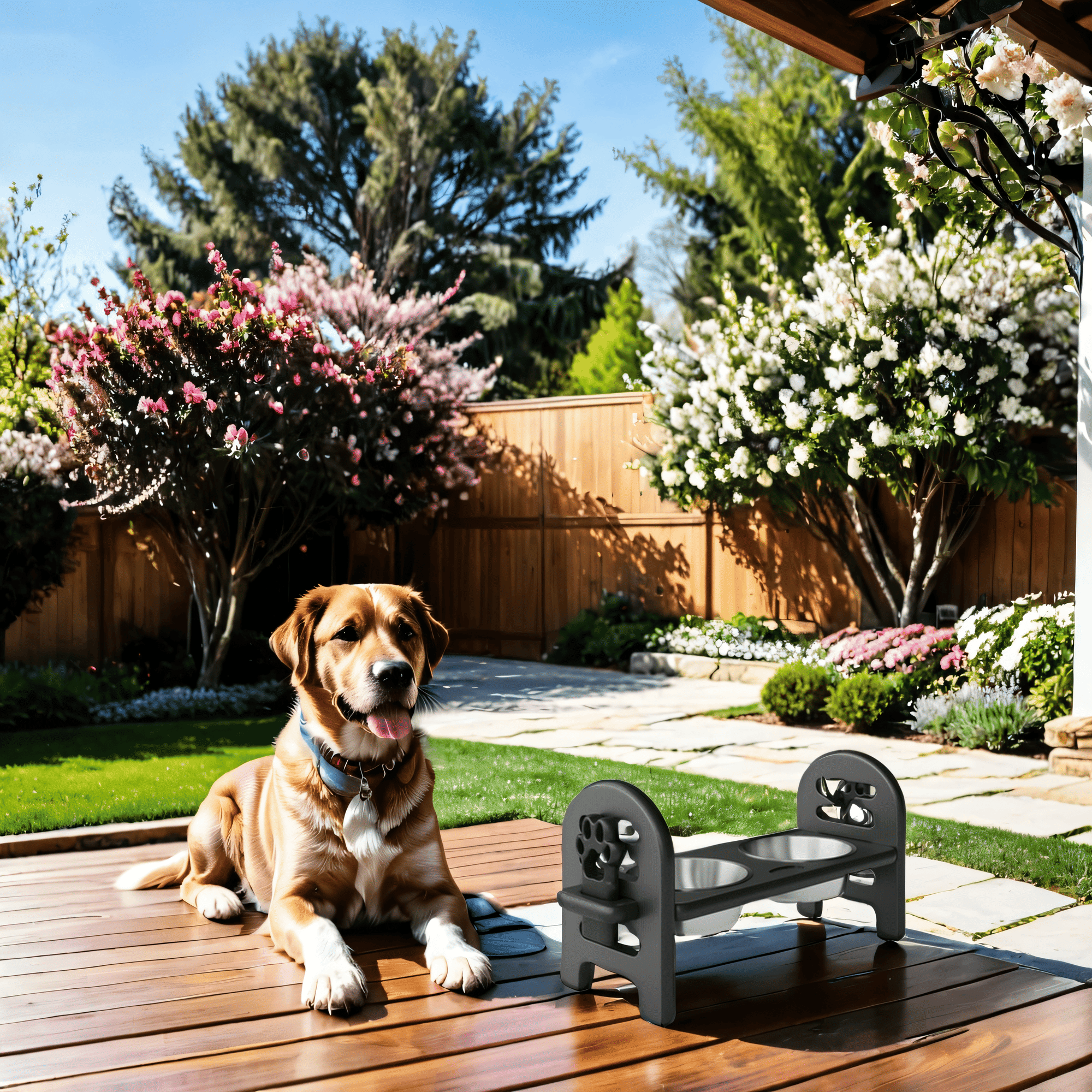 Adjustable Pet Bowl: Perfect for Travel & Home Feeding