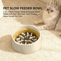 Switch Between Fast & Slow Feeding – Dual-Purpose Bowl for Happy Pets