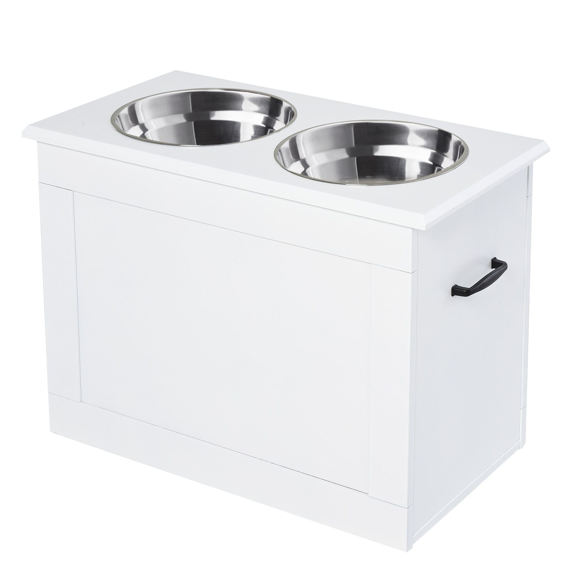 Elevate Your Big Pup's Mealtime with This Raised Dining Station
