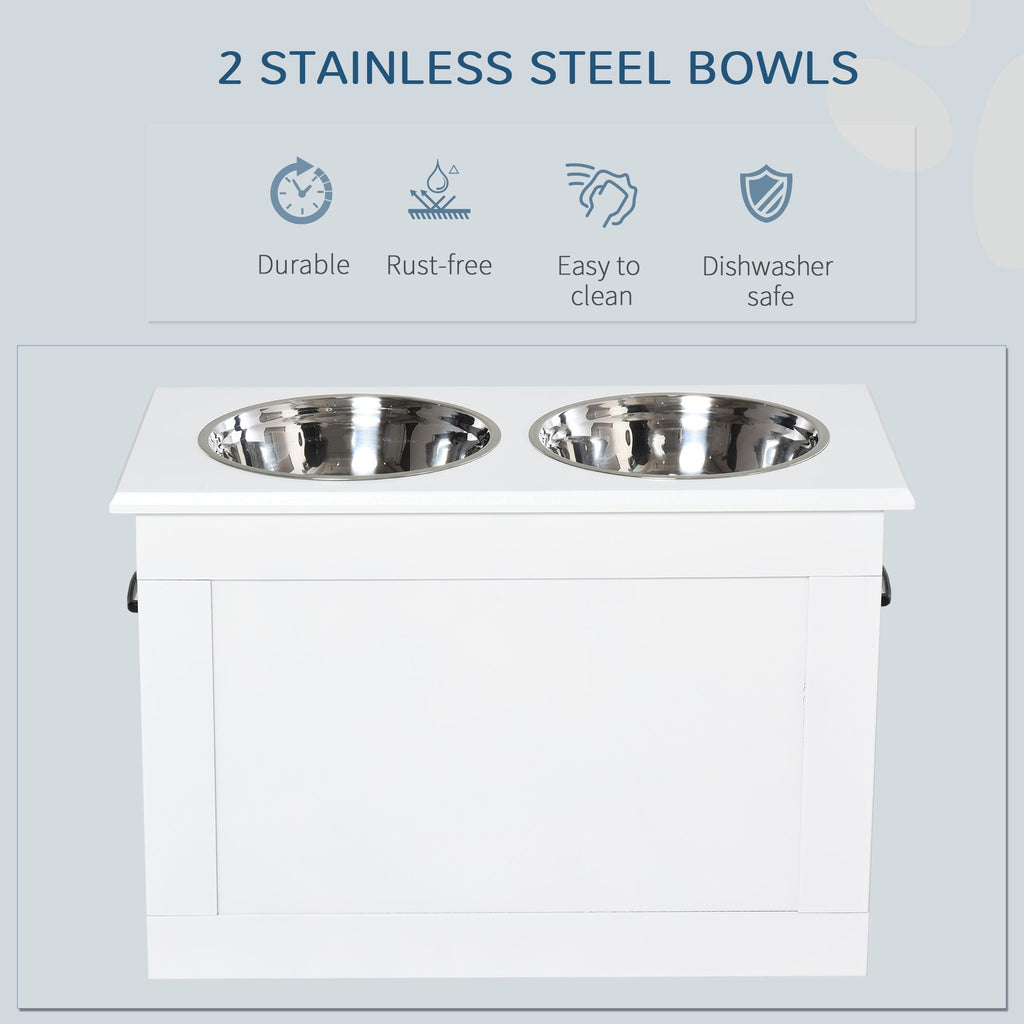 Elevate Your Big Pup's Mealtime with This Raised Dining Station