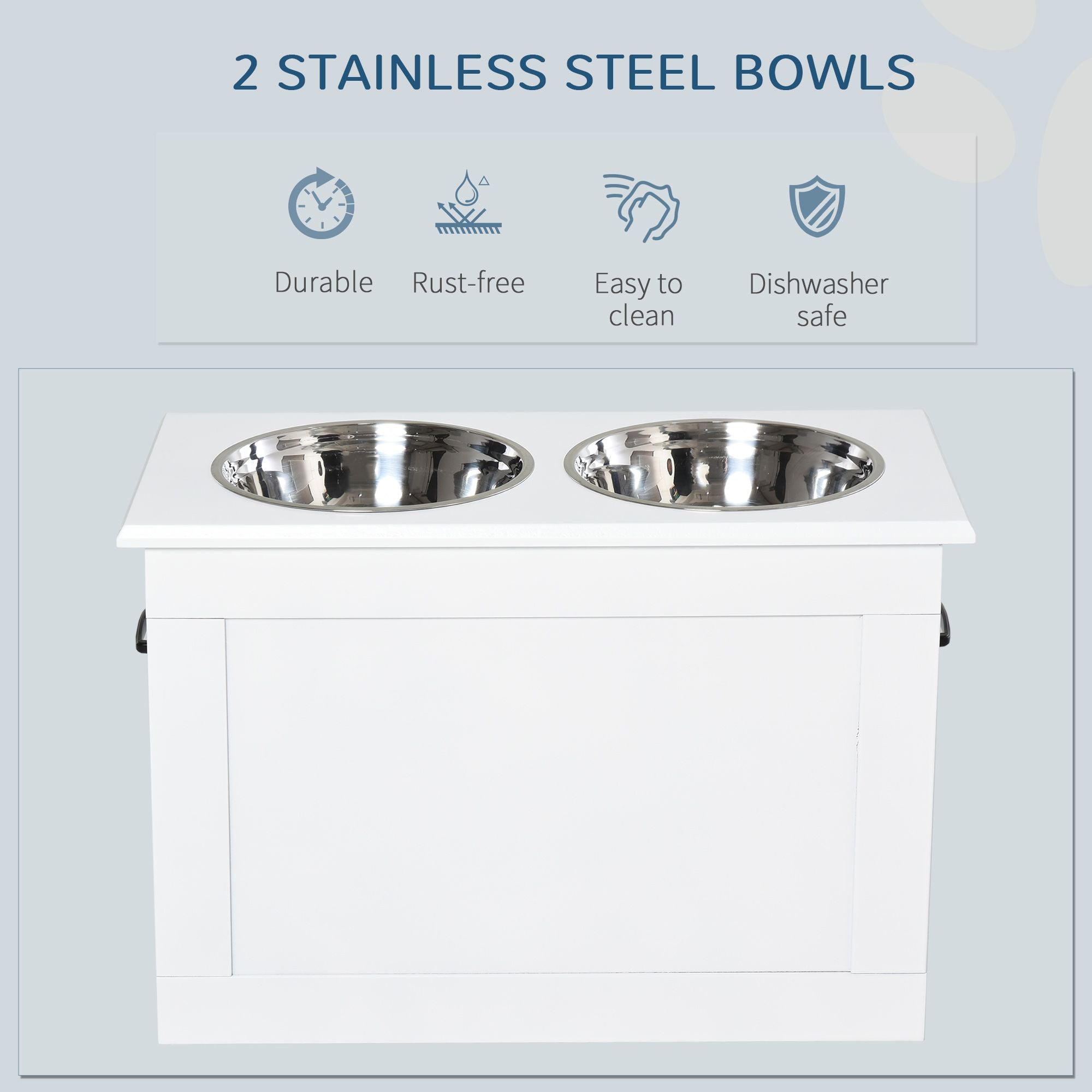 Elevate Your Big Pup's Mealtime with This Raised Dining Station