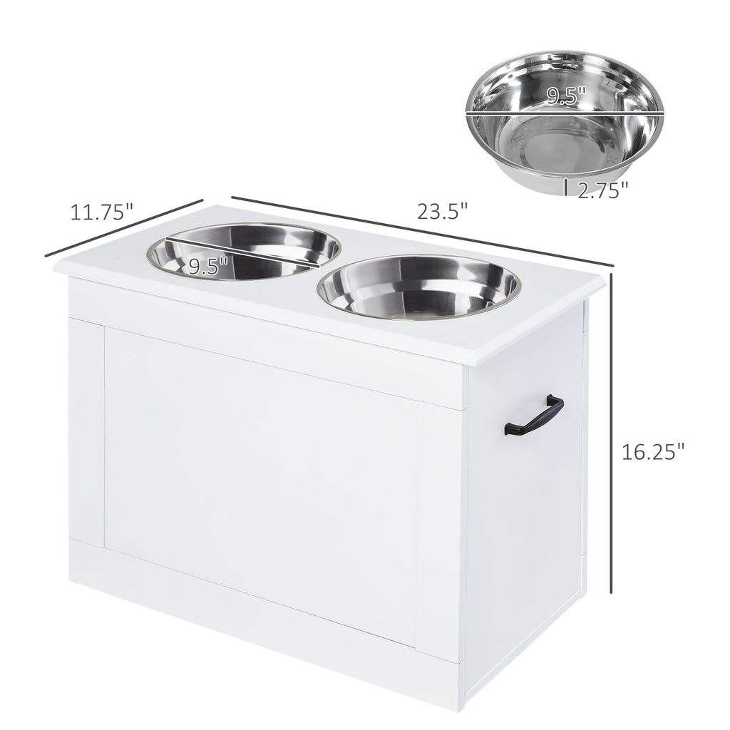Elevate Your Big Pup's Mealtime with This Raised Dining Station