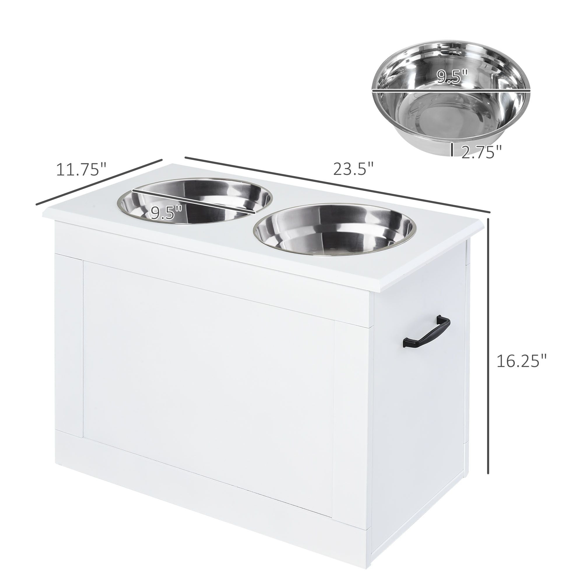 Elevate Your Big Pup's Mealtime with This Raised Dining Station