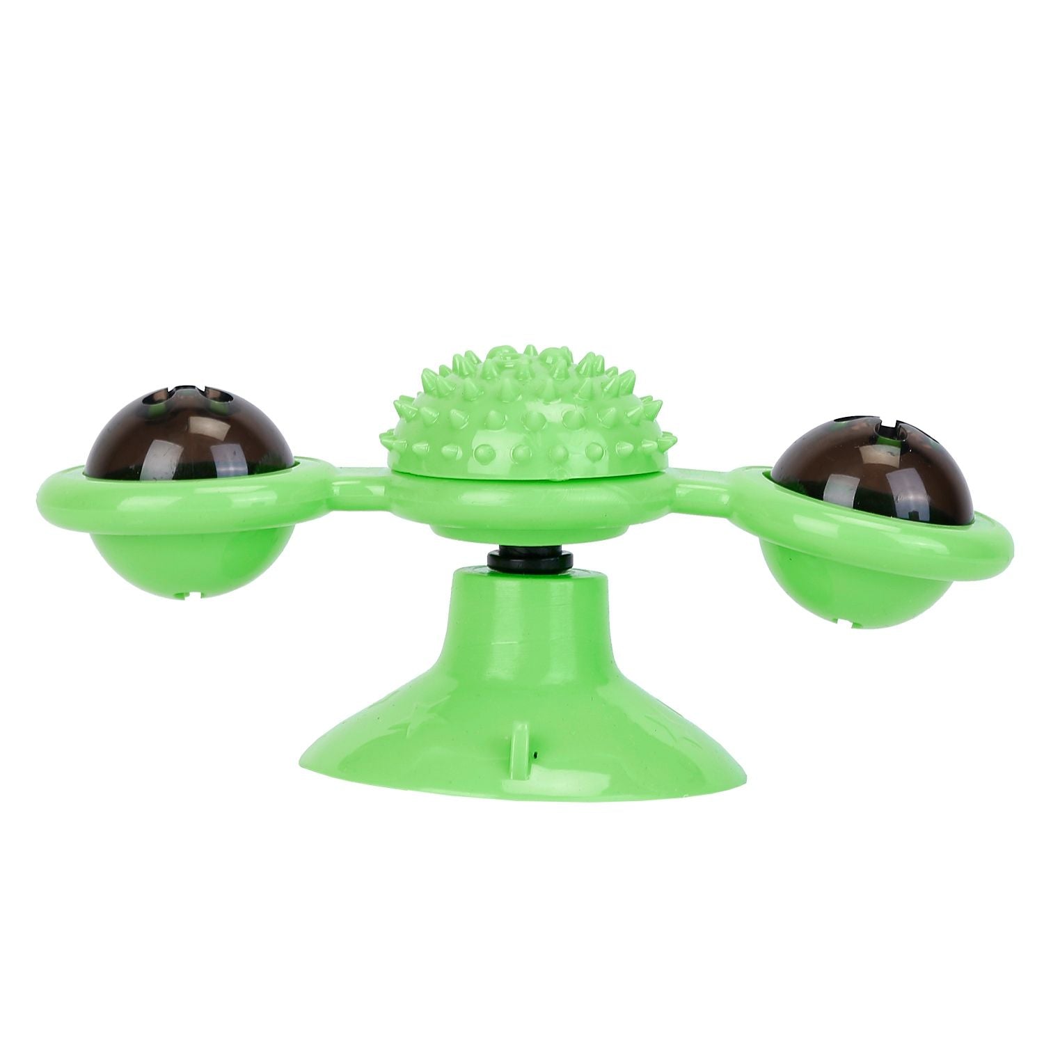 Interactive Windmill Cat Toy with Light & Catnip Ball