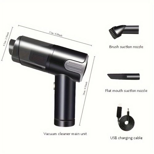 Powerful Wireless Car Vacuum for Pet Hair and Debris
