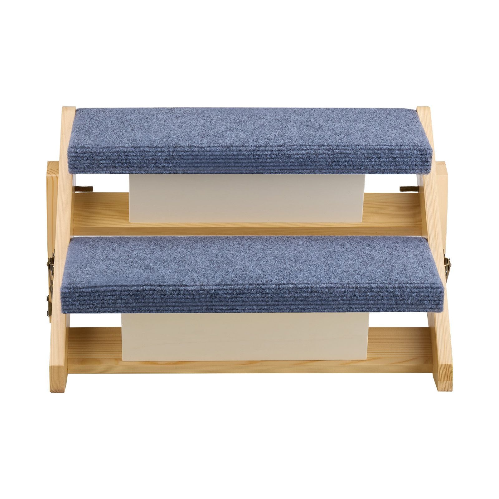 Sturdy 2-Step Pet Stairs for Bed & Sofa, Supports