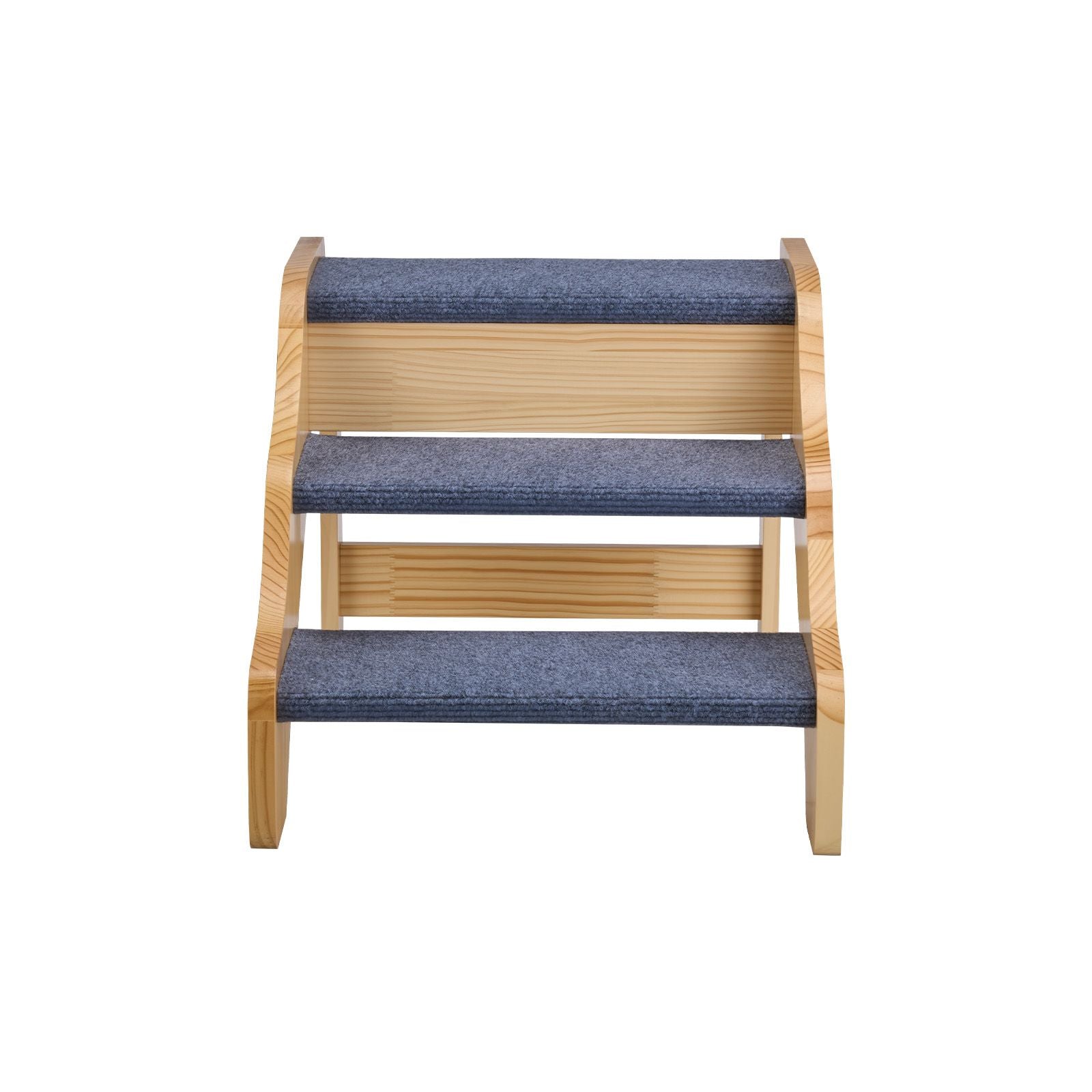 3-Step furniture-style Pet Stairs for High Beds & Sofas – Supports Up to