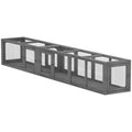 PawHut furniture-style Cat Tunnel – Flexible Outdoor Play with 8 Doors