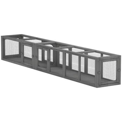 PawHut furniture-style Cat Tunnel – Flexible Outdoor Play with 8 Doors
