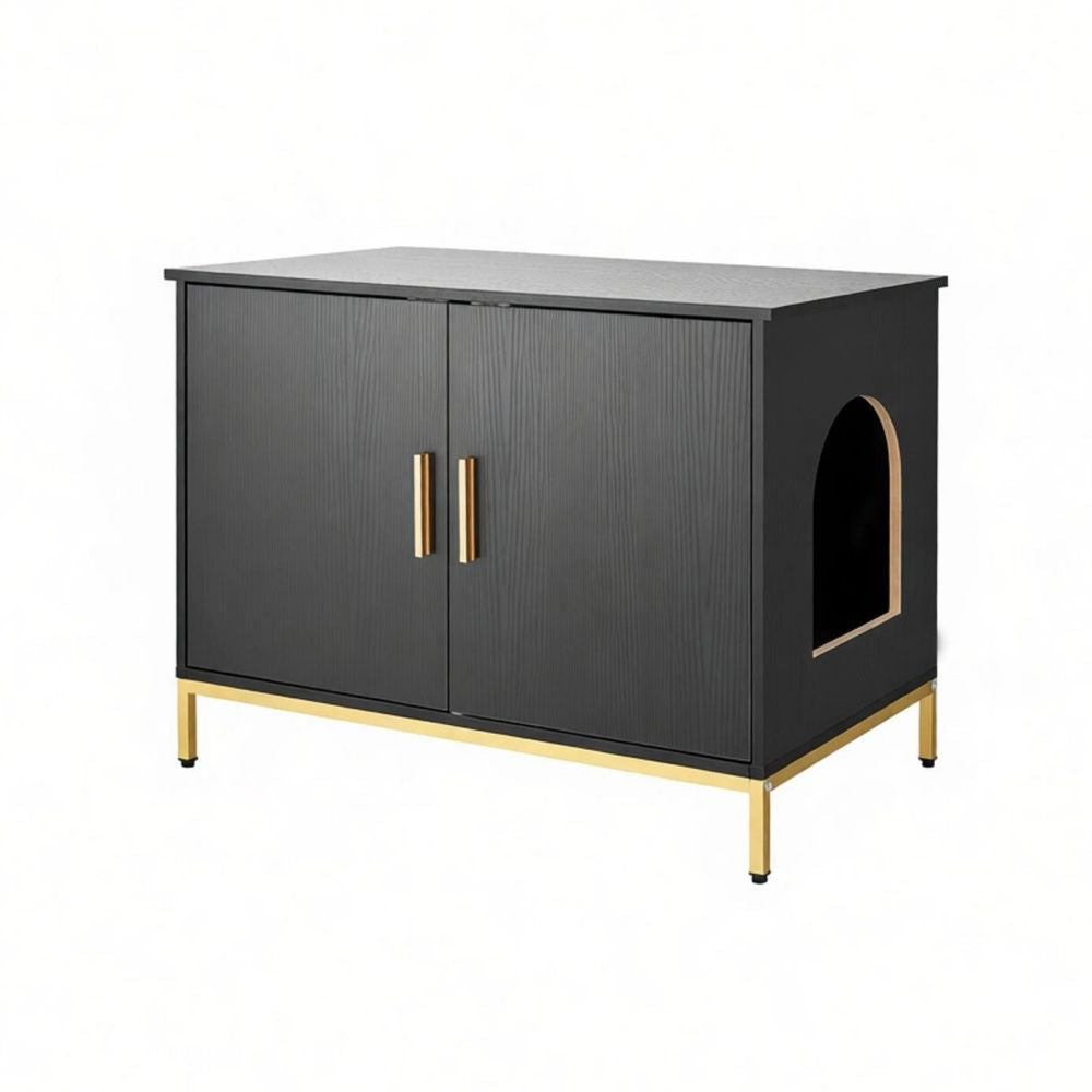 Wooden Cat Box Cabinet