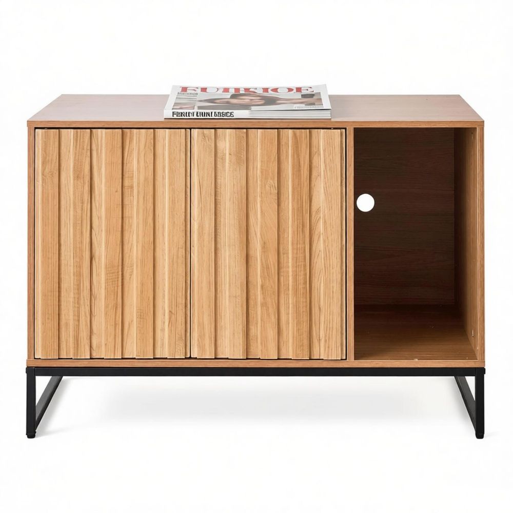 Wooden Cat Box Cabinet