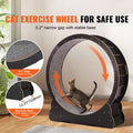 43.3" furniture-style Cat Exercise Wheel: Silent Running for Happy, Healthy Indoor Cats